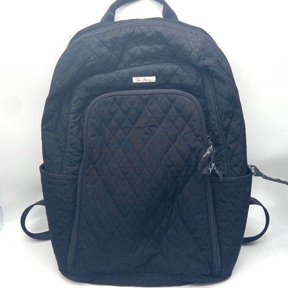 Vera Bradley Black Quilted Backpack
